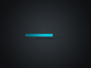 Loading Wallpaper Fullscreen Blue Обои для рабочего стола
