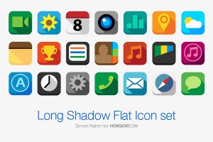 app icons flat